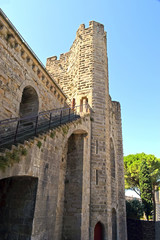 Fototapeta na wymiar Carcassonne, ciudad medieval amurallada