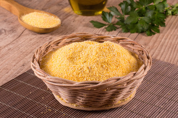 Corn Cuscus. Brazilian Corn Flour