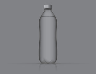 A bottle of water for your design and logo.