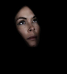 Beauty On a Black Background
