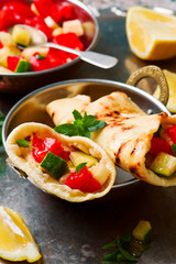 Hummus  pita Sandwich