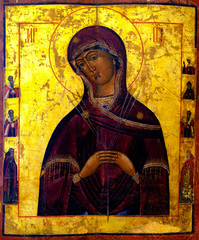 Mother of God with seven arrows, 17th century icon © hipgnosis