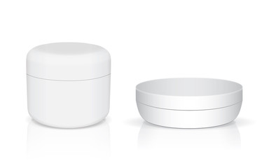 A jar of cream for your design and logo