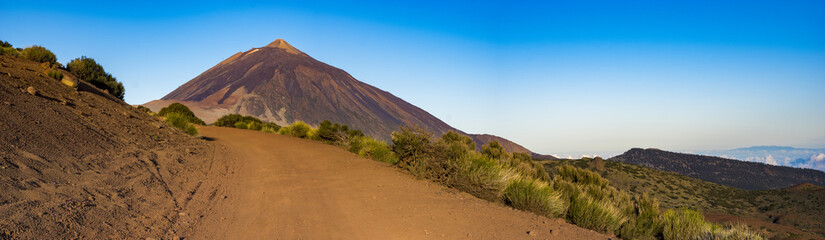 Sunset on volcano teide, Tenerife