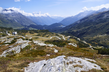 Fototapeta na wymiar San-Bernardino-Pass, Grand Tour, Schweiz