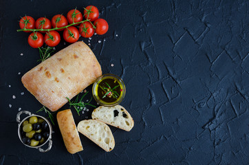Italian ciabatta bread