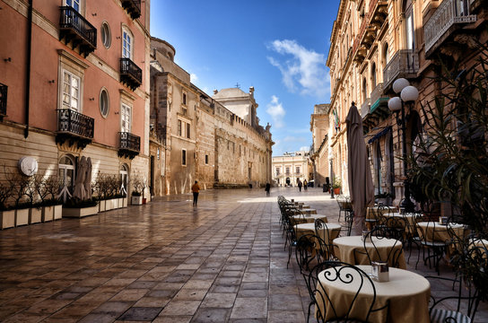 Ortigia island in Syracuse, Sicily