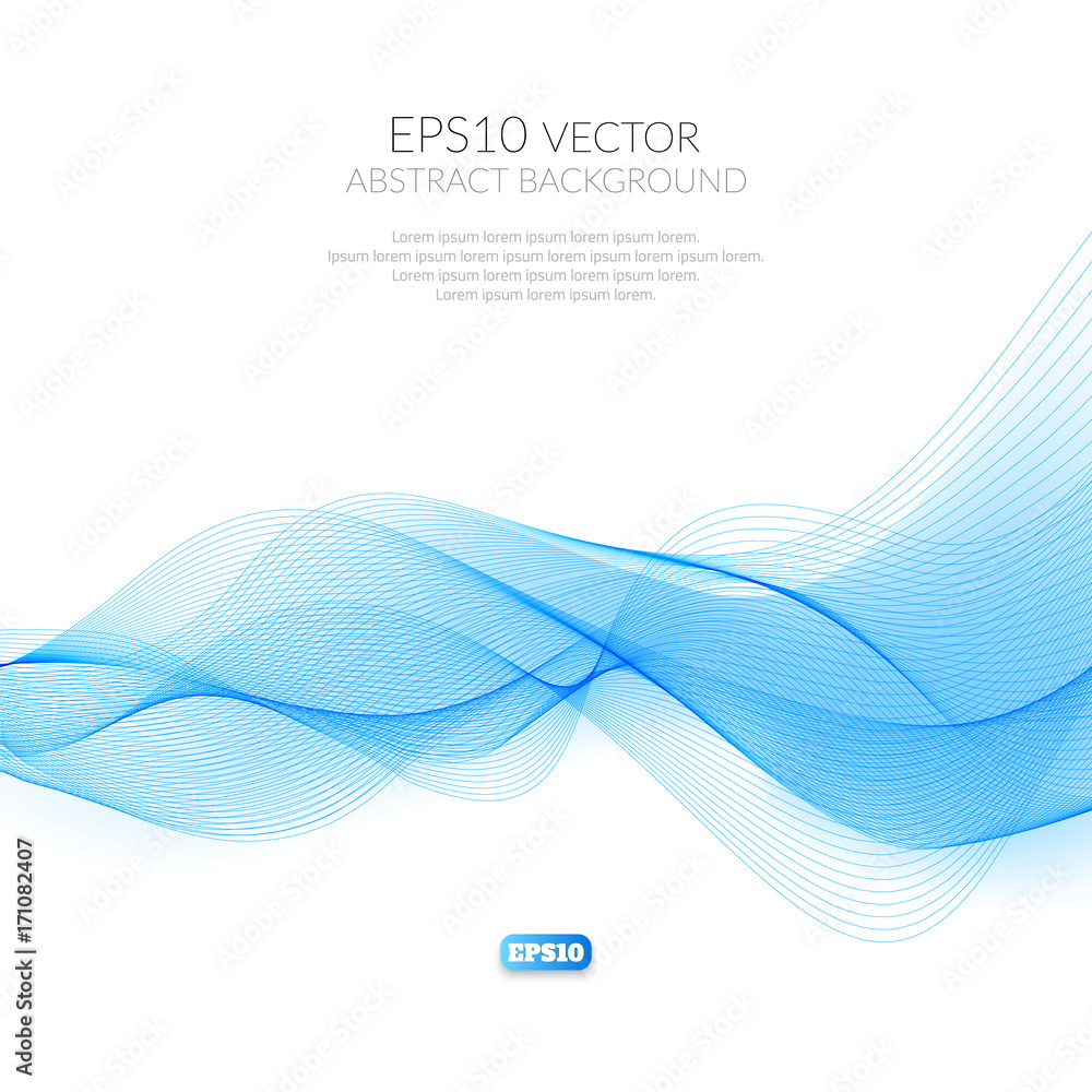 Poster abstract background with geometric pattern of lines. wave and distortion of forms. glide in the air.