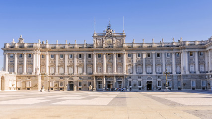 Obraz premium Royal Palace in Madrid. Spain