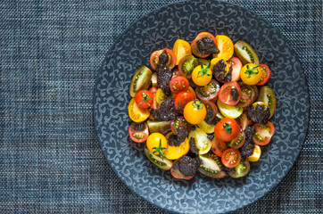 Tomato salad with pesto from Jamie Oliver