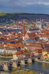Fototapeta na wymiar View of Wurzburg, Germany
