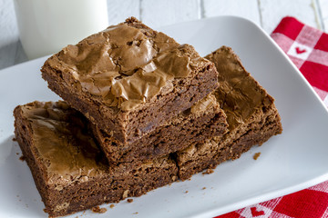 Homemade Double Chocolate Chunk Brownies