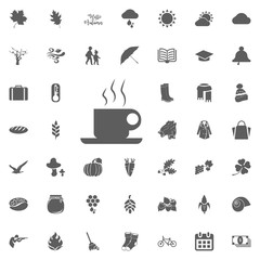 Drink icons. Beverages icons. Vector. silhouette