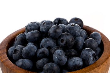 blueberries isolated close up
