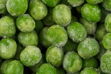Green frozen peas