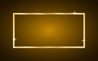 Luxury Shiny Gold Rectangle Background - Geometric Wallpaper