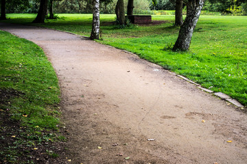 gravel path
