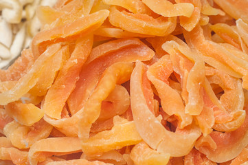 morceaux de melon séché 