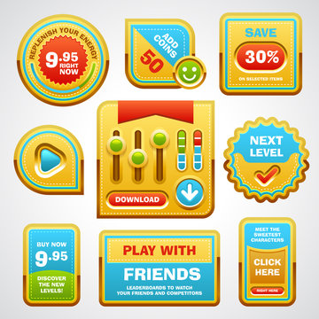 Game user interface elements