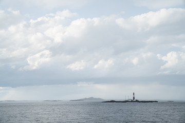 Ferder Lighthouse at The North Sea