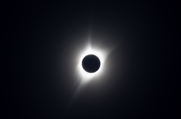 Photo of the Great American Eclipse of 2017, taken from the path of totality in Wyoming.