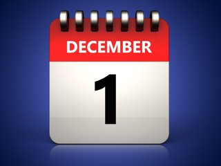 3d 1 december calendar
