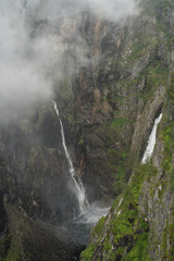 Fototapeta na wymiar The Voringfossen Waterfall