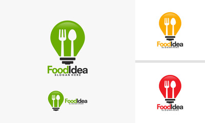 Food idea logo designs, Food Inspiration logo template vector, 