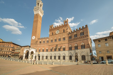 Fototapeta na wymiar Architectural wonders of Siena