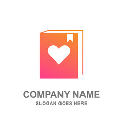 Book Logo Vector Icon 