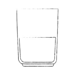 glass with beverage isolated icon vector illustration design
