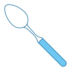 spoon kitchen cutlery icon vector illustration design