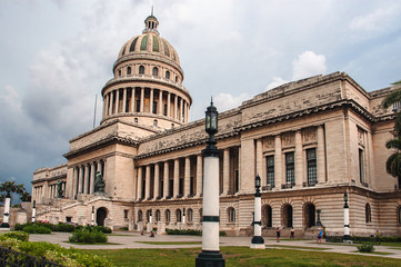 Obraz premium Capital building in Havana now Cuban Academy of Sciences
