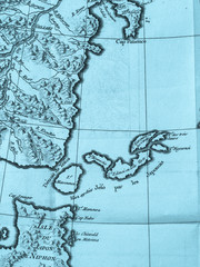 古地図　千島列島