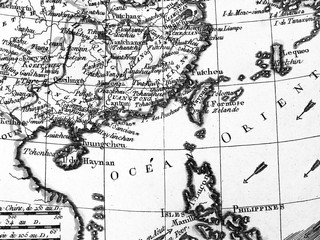 古地図　東アジア
