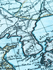古地図　朝鮮半島