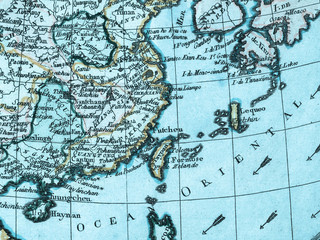 古地図　東アジア