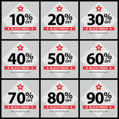 black friday discount tag