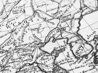 古地図　朝鮮半島