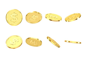 Golden coins