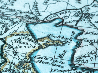 古地図　朝鮮半島