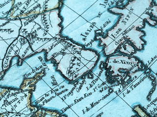 古地図　朝鮮半島