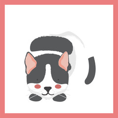 Illustration drawing style of animal