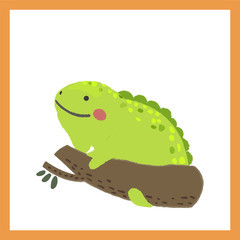 Illustration drawing style of animal