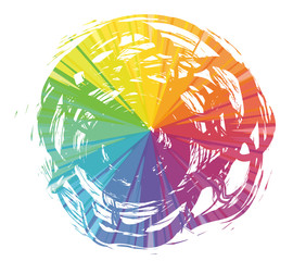 stain multicolored abstract icon