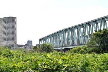 荒川橋梁 北千住方面