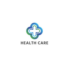 Naklejka na ściany i meble Cross Medical Health Care logo 