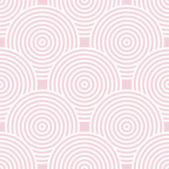 Fototapeta na wymiar Geometric pale pink seamless pattern for fabrics