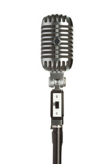 Fototapeta premium professional microphone isolated on white
