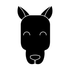 Deer animal cartoon icon vector illustration graphic design